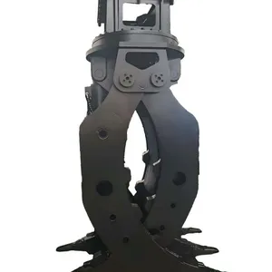 Excavator Mounted Hydraulic Rotatory Stone Grapple Boulder Handling Rotary Grab Attachment thumbnail-3
