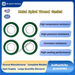 Spiral Wound Gasket With Inner/Outer Ring for Flanged Pipes: Chemical Resistant thumbnail-2