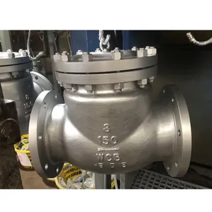 ANSI 6'' 8 in 150LB 300# WCB Cast Steel Flange Swing Check Valve thumbnail-6