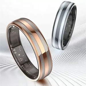 Newest Heart Rate IP68 Waterproof BT5.4 Fitness Tracker APP Control Wearable Sleep Monitoring Smart Ring thumbnail-2