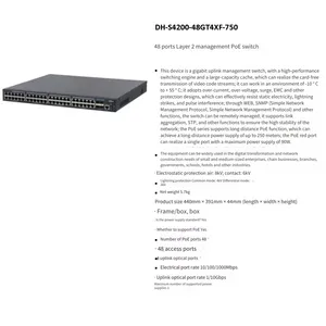 Dahua Dh-s4200-48gt4xf-750 48-port Layer 2 Managed Poe Switch thumbnail-4