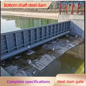 No Upper Groove Bottom Axis Steel Barrier Wind And Wave Resistant Temporary And Permanent Water Interception thumbnail-4