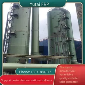 Flue Gas Desulfurization Tower, Frp Spray, Acid Mist Purification Tower, Workshop Dust Treatment, Integrated Denitrification Tower for Building Material Brick Factories thumbnail-1