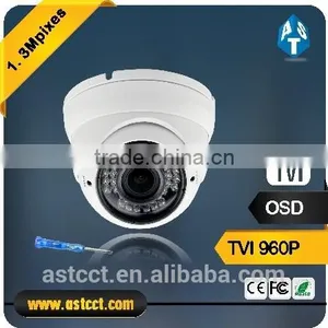 OEM Business Favor HD-TVI IR 40m Vari Focal Small Dome CCTV Camera With Waterproof IP66 thumbnail-1