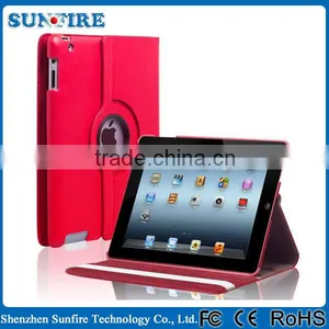 360 Degree Rotate Lichee Pattern Leather Case For Ipad 6/ Air 2 , Ipad 2/3/4 , Ipad Mini thumbnail-1