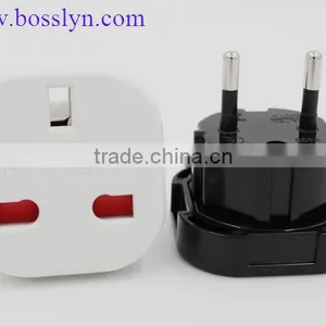 CE ROHS Approved High Class EU Europe Spain Greece Type C to UK Singapore Malaysia Type G Plug Travel Adapter Converter thumbnail-2