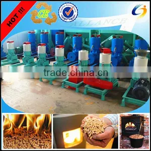 50-2000kg/h Home Heating Use or Commercial Factory Use Wheat Straw Pelletizer for Eco Biofuel thumbnail-1