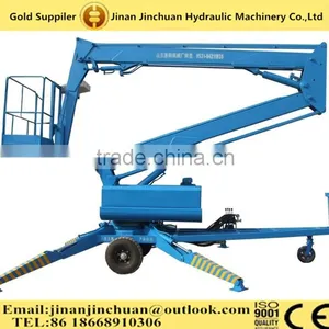 Best Sale Mobile Boom Lift/16m Manual Hydraulic Boom Lift thumbnail-5