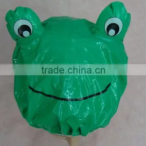 Green Cartoon Children Bath Shower Cap thumbnail-1