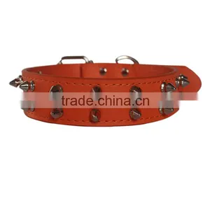 Wholesale Nail Bullet Pet Collars Double Row Dog Collar thumbnail-1