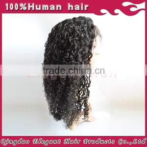 Wholesale Good Quality Long Wavy AAAAA Brazilian Virgin Human Hair Black Men Lace Front Wigs thumbnail-2