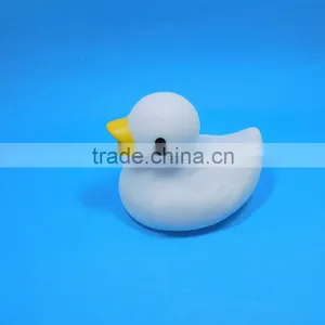 Eco-friendly Flashing Led White Vinyl Duck Toys thumbnail-1