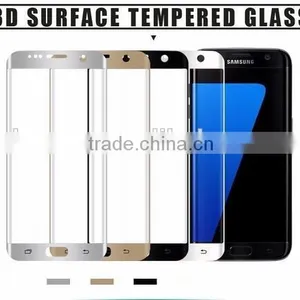 Full Cover Protector !Anti-Fingerprint 0.33mm 9H Premium Gorilla Tempered Glass Screen Protector for Samsung Galaxy s7 Edge thumbnail-1