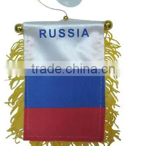 RUSSIA Car Flags,Hot Printed Polyester Window Car Flag,Promotional Polyester Car Flags thumbnail-1