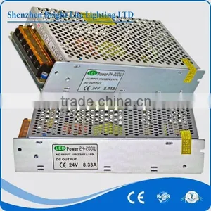 Factory Price! Led Power Supply 24V 8.33A 24-200W Power Supply 12v thumbnail-1
