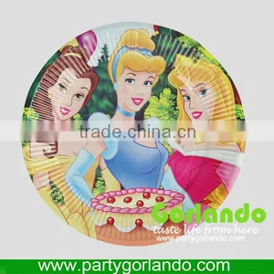 Earth Friendly 8" Disposable Offset Printing Paper Plates for Pizza thumbnail-1
