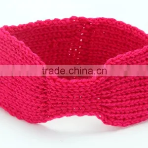 Hot-sales Baby Crochet Headband Headwraps Children Knitted Headbands for Hair Accessories Kids Headwear thumbnail-6