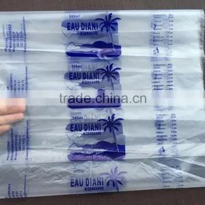 Gravure Printing Water Sachet Bags 500ml Plastic Film Roll/LDPE Mineral Plastic Water Bag/Heat Seal Liquid Beverage Plastic Bag Quality Choice thumbnail-5