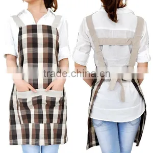 OEM Plain Promotional Barber Apron , Fabric for Apron thumbnail-3