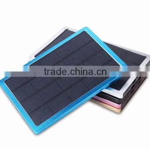 AWC608 10000mah Universal Solar Panel Slim Charger Tablet Mobile Charger Solar thumbnail-2