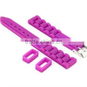 Purple Silicone Rubber Watch Strap thumbnail-1