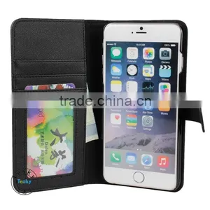 Fancy pu Leather Cover Case for Iphone 6 Plus Case thumbnail-1