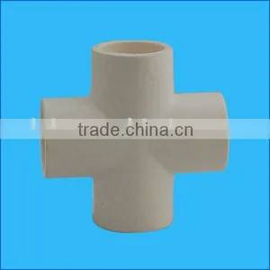PVC/Plastic Pipe Fitting: Cross - SCH40 thumbnail-1
