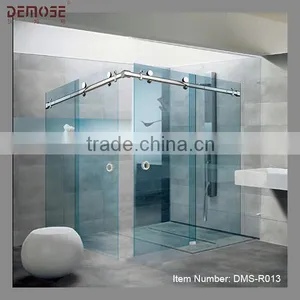 2013 New Design Frameless Simple Shower Door Plastic Shower Enclosure thumbnail-1