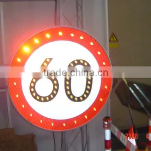 Hot-Selling Road Safe Solar Traffic Signs, Speed Limit Sign thumbnail-2