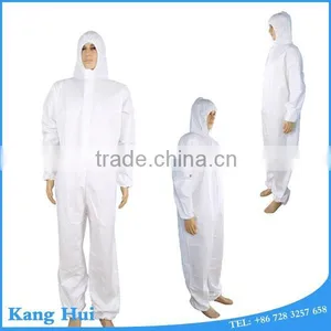 Hospital Non-woven Disposable Coverall White thumbnail-1