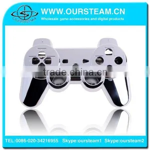 Hot Selling Chrome Case Housing Repair Replacement Shell for Ps3 Controller Repair Kits All Buttons Included thumbnail-1