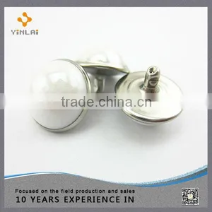 Fashion Mini Jeans Rivet With Pearl thumbnail-3