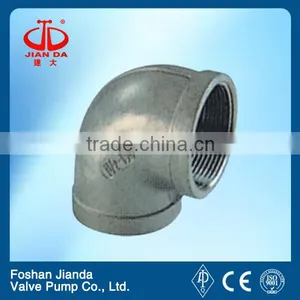 2'' ss Steel Pipe Fitting Threaded Elbow 90 Degree thumbnail-1