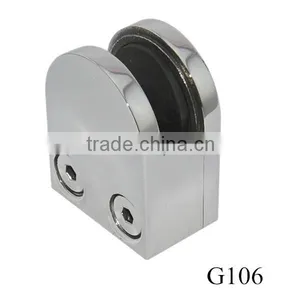Casting 1/2"stainless Steel 316 Glass Clamp Flat Base thumbnail-2