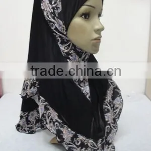 H281 New Style One Piece Hijab With Prints thumbnail-1
