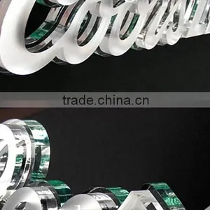 Mini Word Crystal LED Signage Small Letter Door Sign Fashionable 3D Full Lightingfor Indoor thumbnail-5