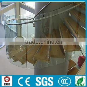 Elegant Glass Spiral Staircase for House Decor thumbnail-1