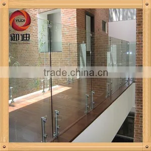Frameless Glass Railing for Porch Spigot thumbnail-1