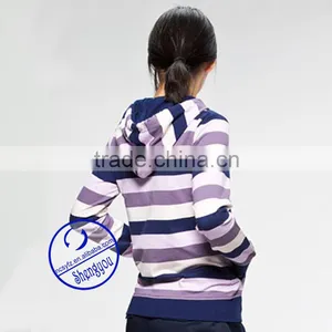 China High Quality Custom Women Yarn Dyed Hoodies Sweatshirts thumbnail-3