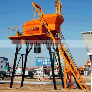 Containerized Export Rwanda Market JS1000 Electric Concrete Mixer thumbnail-1