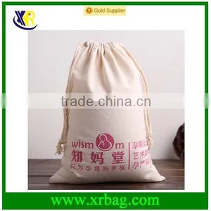 Custom Promotional Cotton Drawstring Grocery Backpack Bags thumbnail-5