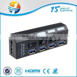 Promotional Gift SD/TF /M2/MS Card Reader +usb Hub With Led Logo thumbnail-3