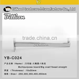 Fashion Design Clothing Chrome Slatwall Hook Balls Retail Hook for Display Board thumbnail-1