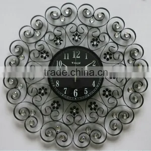 Christmas Gift Fashion Wall Clock Metal Wall Clock Home Decor A Battery Wall Clock Metal Clock thumbnail-1