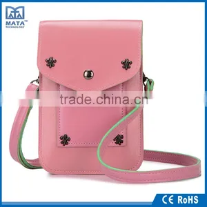 China Supplier OEM And Custom PU Cell Phone Shoulder Bag thumbnail-2