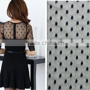 Dot Fine Nylon Mesh Fabric for Dress thumbnail-1