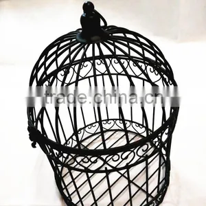 33X21.6cm Hanging Metal Bird Cage Wedding Centerpiece thumbnail-3