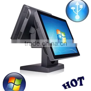 Cheap Dual Touch Screen Pos Terminal for Supermarket Cashier Machine ZQ-T9060D From Zonerich thumbnail-1