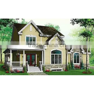 American Style Sandwich Panel Prefab Villa With ISO&B.V. Certificated thumbnail-1