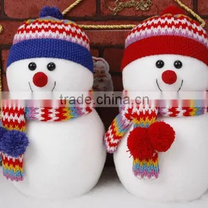 Snowman Dress in Red Hat and Scarf thumbnail-1